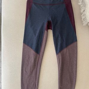 Outdoor voices color block leggings